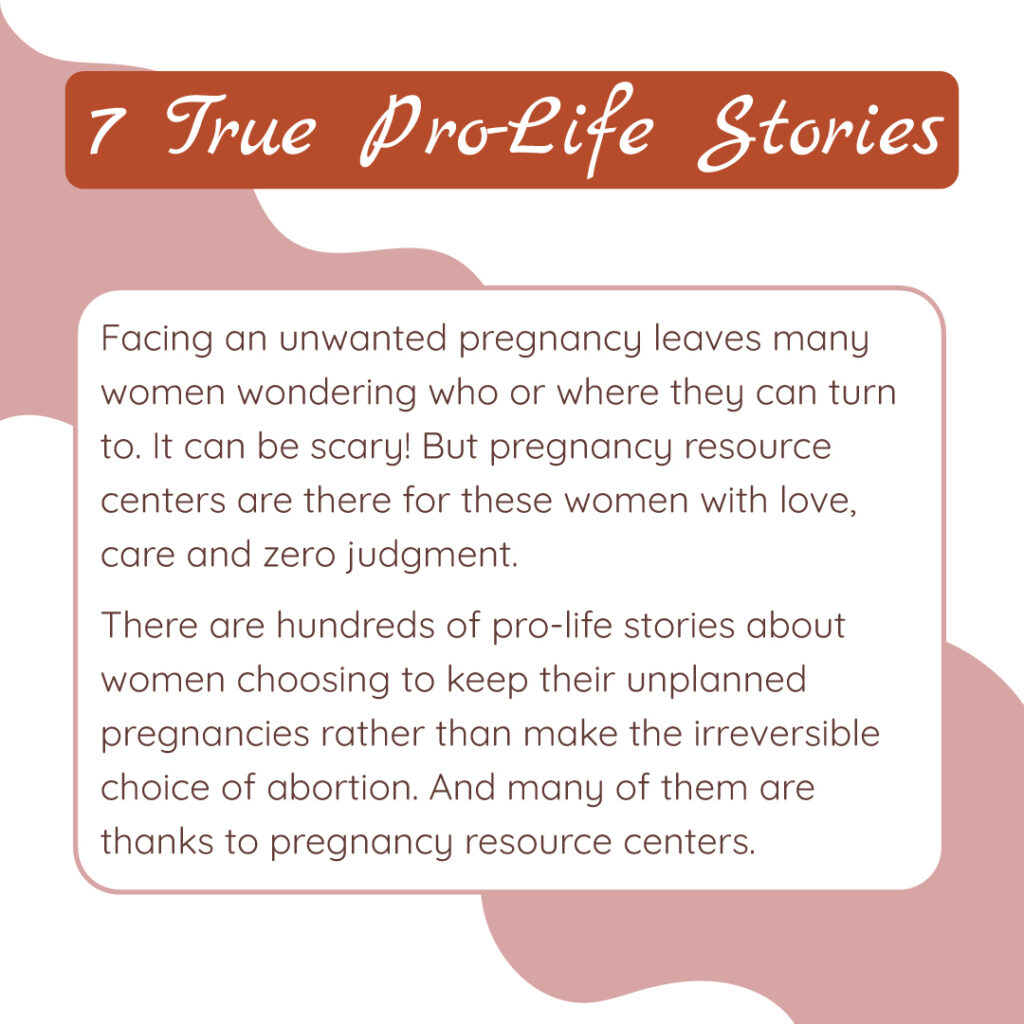 7 Pro-Life Stories infographic 1