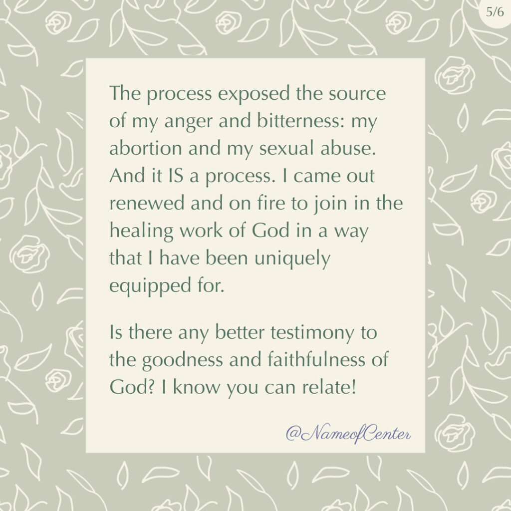 Healing after abortion Infographic 5